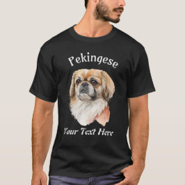 Camiseta Perro Pekín, Personalizable Textos