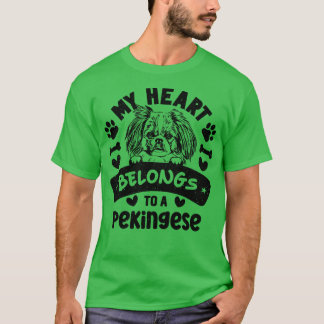 Camiseta Perro pekingés lindo