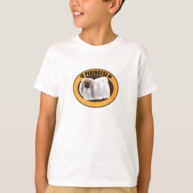 Camiseta Perro pekingese (Anverso)