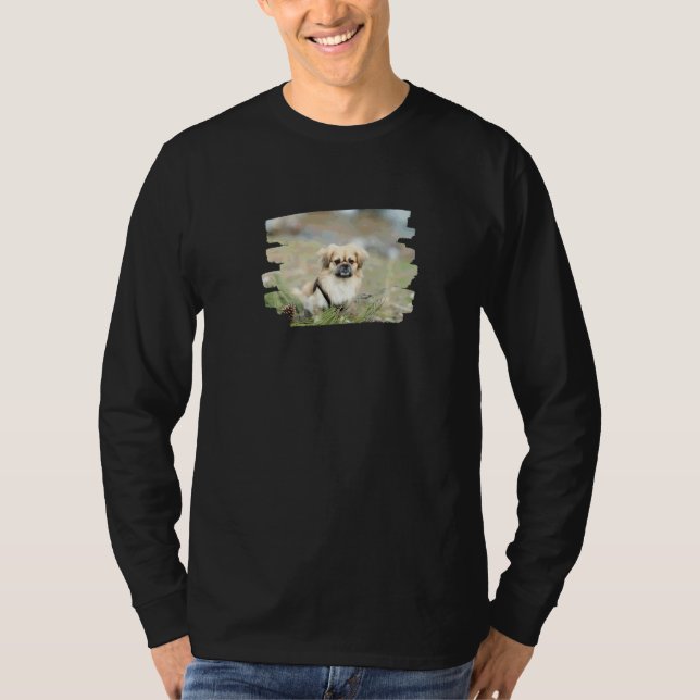 Camiseta Perro pequinés (Anverso)