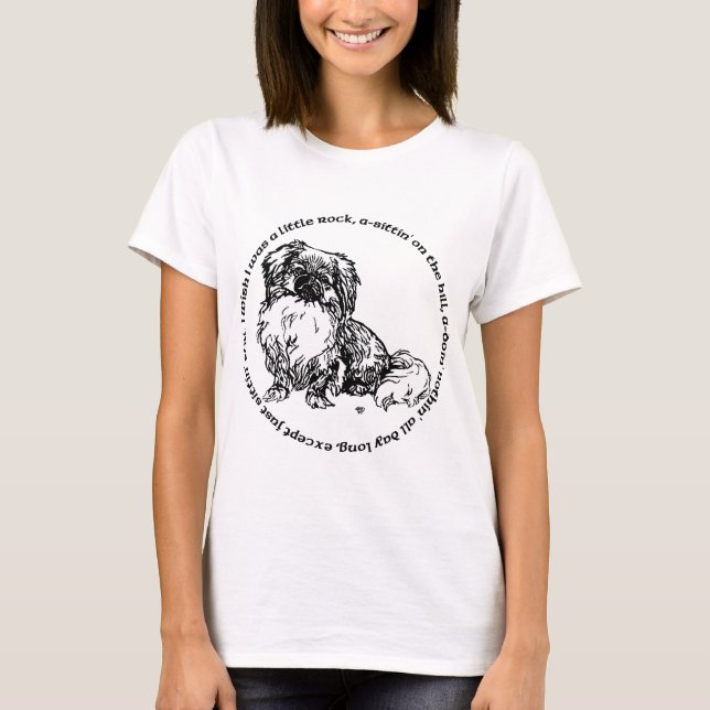Camiseta Perro Pequinés Ditty (Anverso)