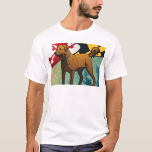 Camiseta Perro perdiguero de bahía de Chesapeake de