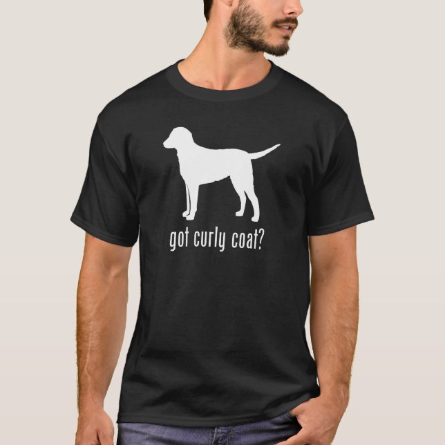Camiseta Perro perdiguero Rizado-Revestido (Anverso)