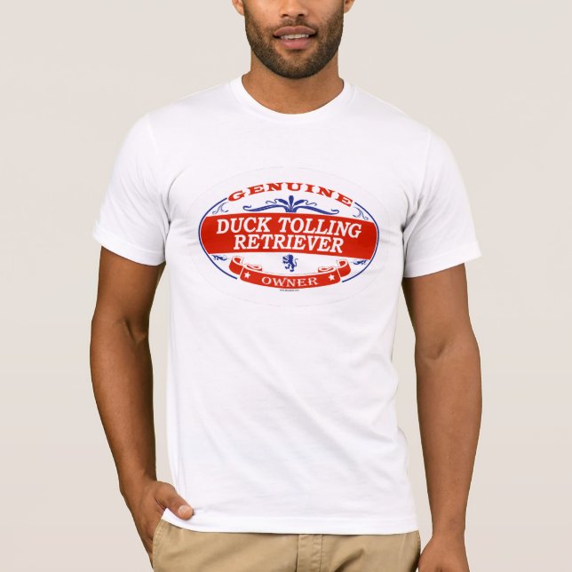 Camiseta Perro perdiguero tocante del pato (Anverso)