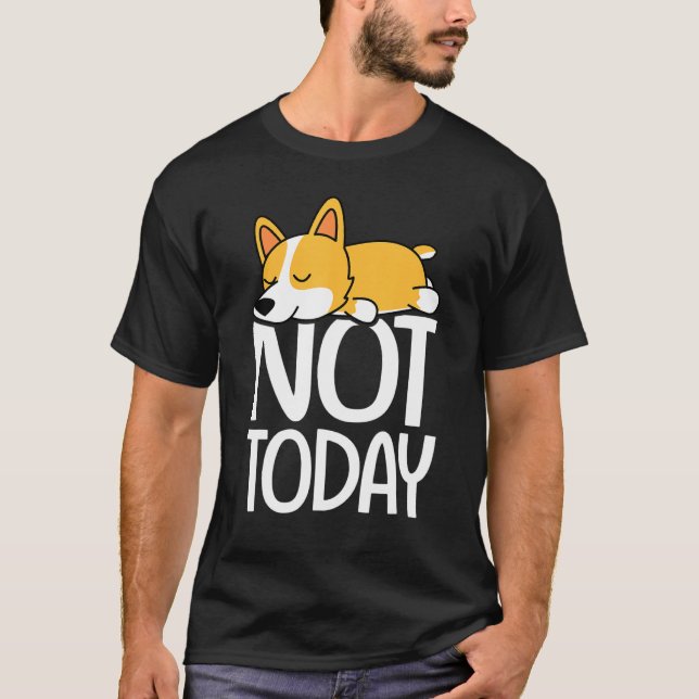 Camiseta Perro perezoso Corgi para Corgi (Anverso)