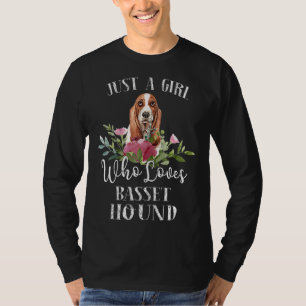 Camiseta Perro perrito honesto basset - sólo un Chica que a