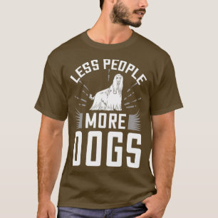 Camiseta Perro perrito hound afgano cachorros dueño de la t
