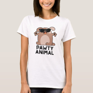 Camiseta Perro Perro Fiesta divertido con animales de compa