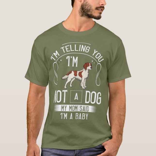 Camiseta Perro Perro Irlandés, Rojo Y Blanco, Cachorros Pro (Anverso)