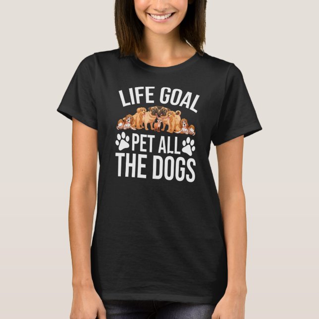 Camiseta Perro perro refugio de vida Mascota perros perro p (Anverso)