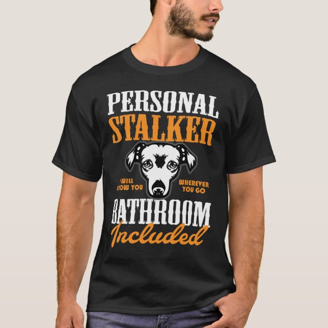 Camiseta Perro personal del acosador del regalo de Jack (Anverso)