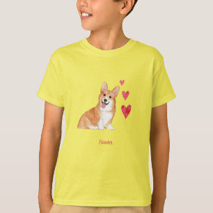 Camiseta Perro personalizado de Pembroke Welsh Corgi