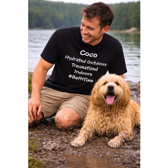 Camiseta Perro Personalizado Hidratado al Aire Libre Trauma (Subido por el creador)