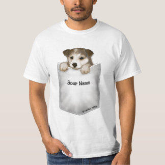Camiseta Perro picante de bolsillo