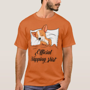 Camiseta Perro pijama durmiente chihuahua ama adorando con