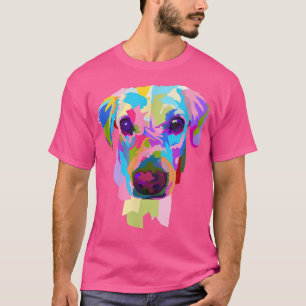Camiseta Perro pintado con acuarela