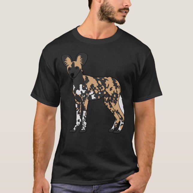 Camiseta Perro pintado de África  (Anverso)