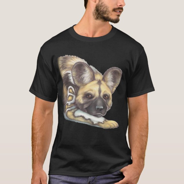 Camiseta Perro pintado de África (Anverso)