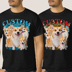 Camiseta Perro Pirata Ficha Foto Animal 90s 1BK2