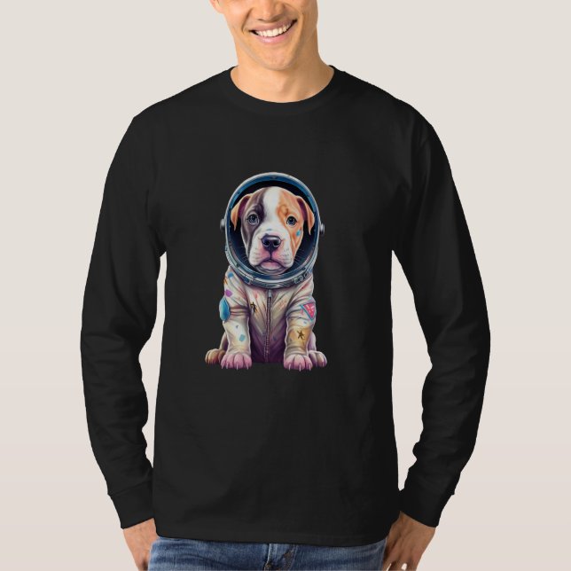 Camiseta Perro Pit bull Terrier Papá Mamá (Anverso)