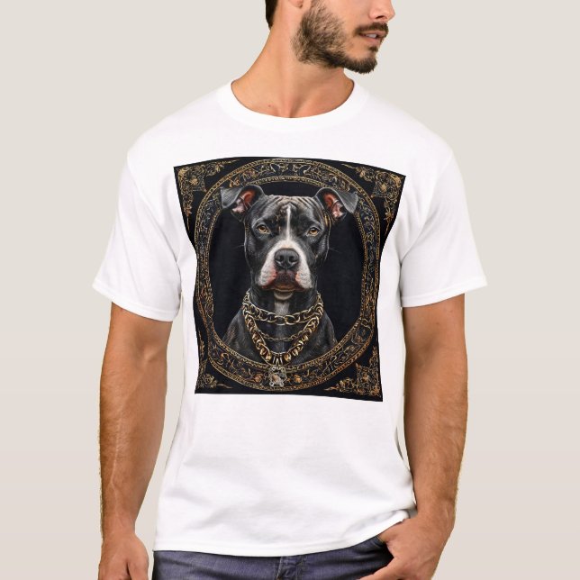Camiseta Perro Pitbull (Anverso)