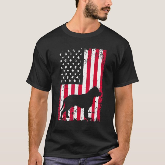 Camiseta Perro Pitbull 1 (Anverso)