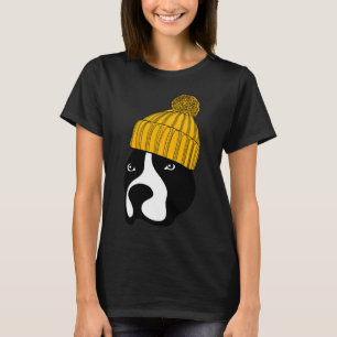Camiseta Perro Pitbull Con Beanie