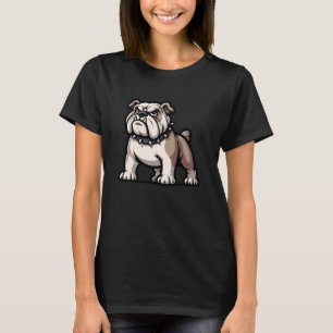 Camiseta Perro Pitbull enojado con corbata de perro - Perro
