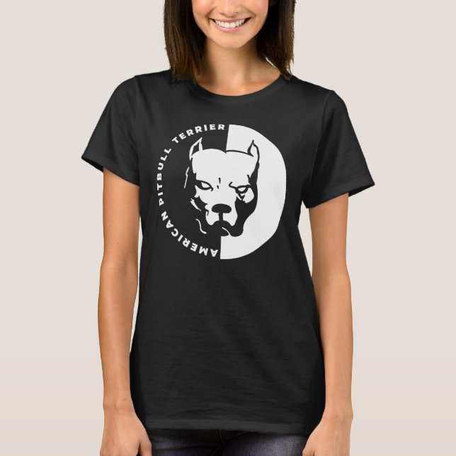 Camiseta Perro Pitbull, un gran toro norteamericano (Anverso)