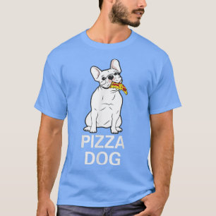 Camiseta Perro Pizza Apocalipsis Bulldog divertido regalo P