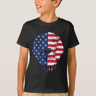 Camiseta Perro Plott Hound del 4 de julio bandera americana