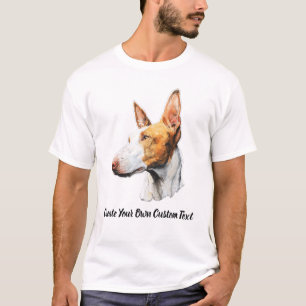 Camiseta Perro Podenco Ibicenco Crea Tu Propio Texto Person