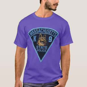Camiseta Perro policía alemán de la policía estatal de Mass