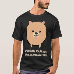 Camiseta Perro Pomerania Cachorro Perro Cute Cute Enano