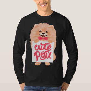 Camiseta Perro Pomerania con crema esponjosa