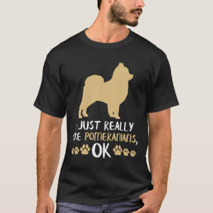 Camiseta Perro Pomerania Pom Mom Pomeranian Lover