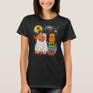 Camiseta Perro Pomeraniano Halloween Costume Perro