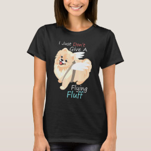 Camiseta Perro Pomeraniano, no le doy una flor voladora