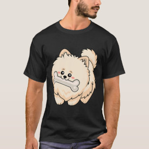 Camiseta Perro Pomerano Cubo Fluffy Puppy Lover