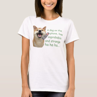 Camiseta Perro por teléfono