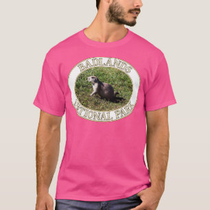 Camiseta Perro príncipe en el Parque Nacional Badlands en S