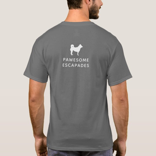 Camiseta Perro profesional Walker Gray (Reverso)