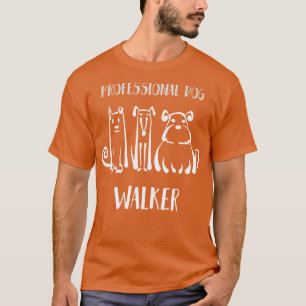 Camiseta Perro Profesional Walker Perro Lover Tee Perro Due