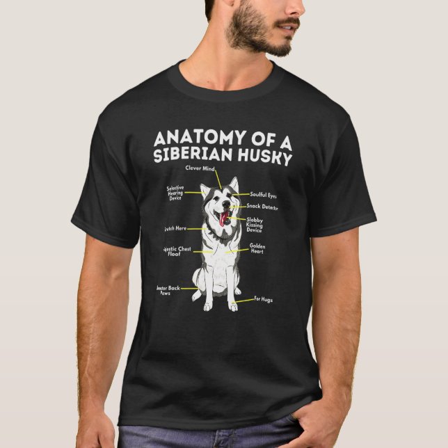 Camiseta Perro propietario de Husky Sibe (Anverso)