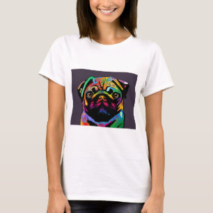 Camiseta Perro Pug