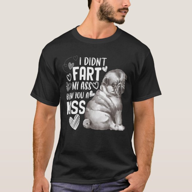 Camiseta Perro Pug Adorable Cachorro (Anverso)