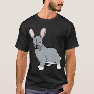 Camiseta Perro Pug Adorable Y Conejo Mezcla Cachorro Pugs C