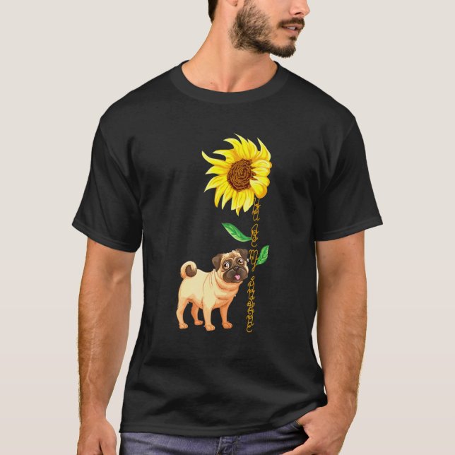 Camiseta Perro Pug Eres Mi Sol (Anverso)