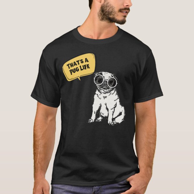 Camiseta Perro Pug Labrador Cachorro (Anverso)