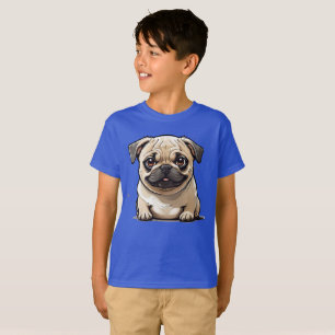 Camiseta Perro Pug: Momentos alegres de Pug